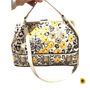 Vera Bradley | Go Wild Print Yellow and Black | Crossbody Bag.